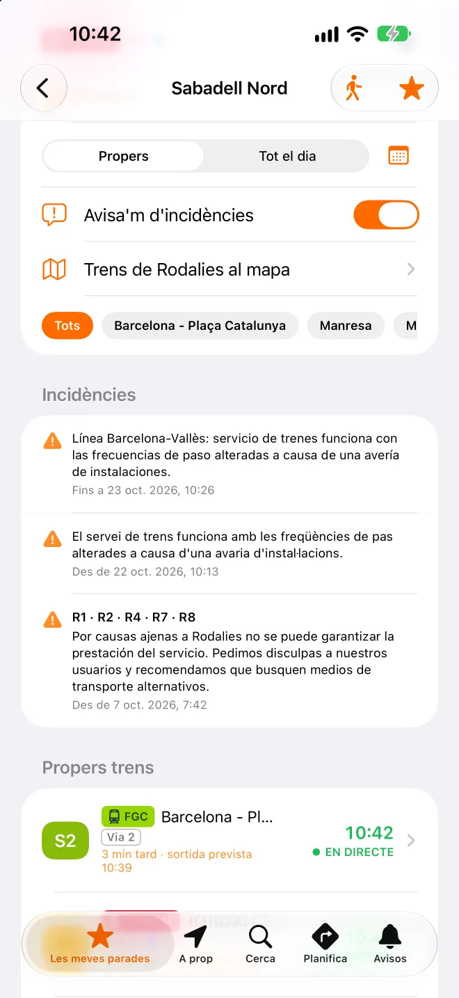 Una estació amb totes les seves línies